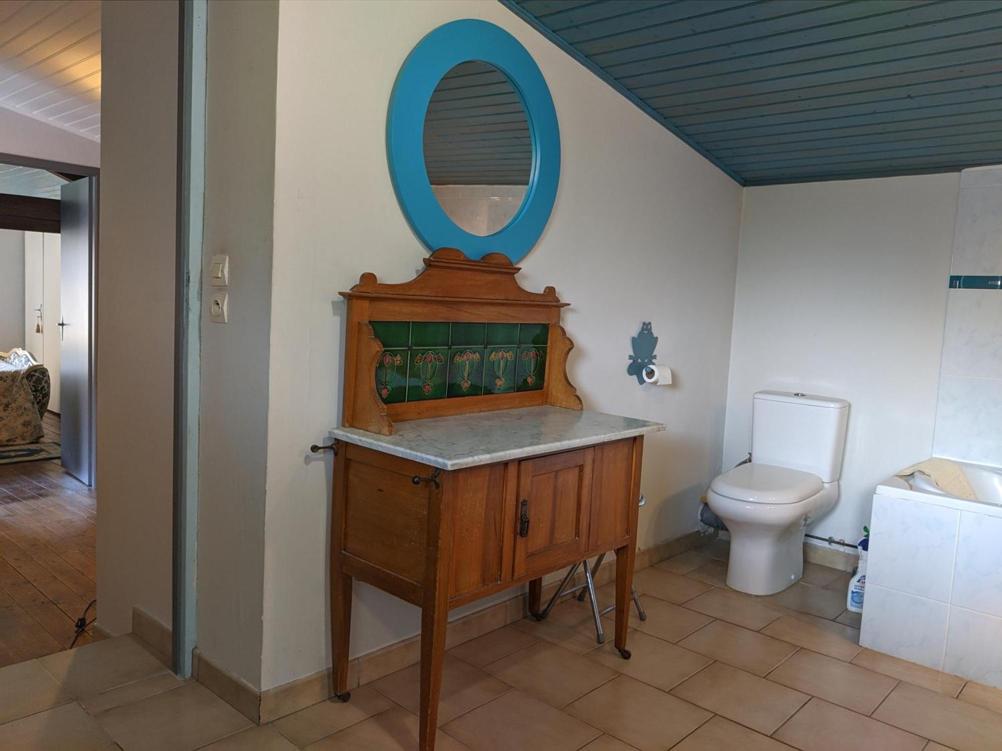 Les Volets Bleus Villa Arçais Exteriör bild